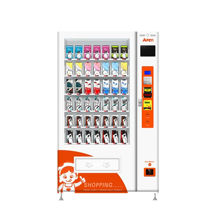 AFEN ce approved adult products contact lenses beauty care vending machine with 2 cabinets