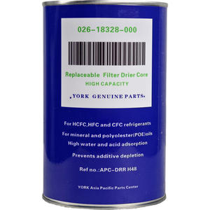 Filtro Secador Reemplazable York 026-18328-000 de Alta Capacidad para Refrigerantes HCFC, HFC y CFC - Product Image 1