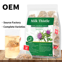Teh Kesehatan Milk Thistle Herbal Alami Rasa Asli untuk Mendukung Kesehatan Hati, Kualitas Tinggi dengan Jaminan Perdagangan, 5g*30 Sachet