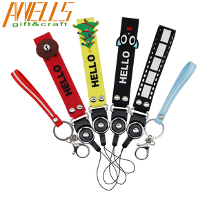 Thời Trang Thiết Kế Điện Thoại Dây Buộc Keychain Dây Đeo Cổ ID Thẻ Dây Buộc Cổ Tay Dây Đeo Ngắn - Product Image 4