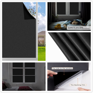 UDK – Film de fenêtre <span class=keywords><strong>occultant</strong></span> 100%, Non adhésif, amovible, Opaque, statique, pour la protection de la maison - Product Image 4