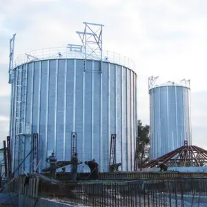 Tanque de armazenamento de grão de 2000 toneladas silo grão de construção