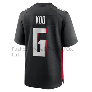 Baru grosir kota dijahit Jersey sepak bola Amerika Pria Falcon <span class=keywords><strong>2</strong></span> Ryan 24 Terrell JR 6 Koo - Product Image 6