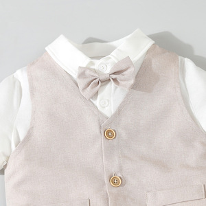 Ensemble de vêtements pour bébé garçon, parfaitement assorti, pour un gain de temps dans le choix des tenues, idéal pour les occasions formelles, décontractées, quotidiennes, les fêtes, les mariages et les événements. - Product Image 4