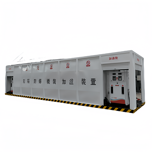 Station de ravitaillement mobile sur skid pour azote <span class=keywords><strong>liquide</strong></span> et distributeur de carburant diesel, conteneur ISO en acier au carbone - Product Image 2