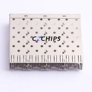 AE71A4100010 Optical Module Connector Through hole Component (THT) Connector Case (Cage) SFP 4 - Product Image 1
