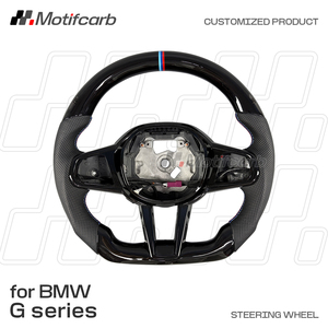 พวงมาลัยแต่งสีดำเปียโนสำหรับ BMW M340i M440i M550i X3M X5M G20 G30 G05 M2 M3 M4 ซีรีส์ 1-8 ปี 2018-2024 รุ่น LCI - Product Image 2