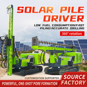 Photovoltaic Pile Driver - 6.5T Weight, 400mm Diameter, CE Approved, 30&deg; Climbing &amp; 15000N.m Torque - Product Image 3