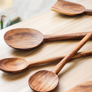 7 Mảnh Bằng Gỗ Nấu Ăn Thìa Bằng Gỗ Đồ Dùng Đặt Cho Không Dính Chảo Đồ Nấu Nướng Gỗ Tếch Mạnh Mẽ Trọng Lượng Nhẹ Chịu Nhiệt - Product Image 2