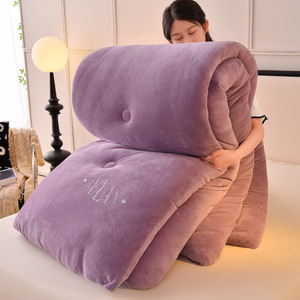 Nuevos Diseños de Edredones Cálidos para Hotel y Hogar, Mantas de <span class=keywords><strong>Sherpa</strong></span> Suaves, Mantas de Lana para Invierno - Product Image 1