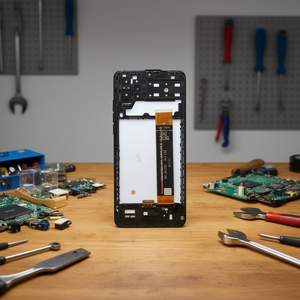 Pantalla LCD y Táctil Original Completa con Marco para Samsung Galaxy A13 4G 2022 A135F Negro - Product Image 3