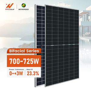 แผงโซลาร์เซลล์แบบโมโนคริสตัลไลน์ 1000 วัตต์ ประสิทธิภาพสูง แบบฮาล์ฟเซลล์ สองหน้า กระจกสองชั้น ได้รับมาตรฐาน TUV บรรจุบนพาเลท 725 วัตต์ - Product Image 1