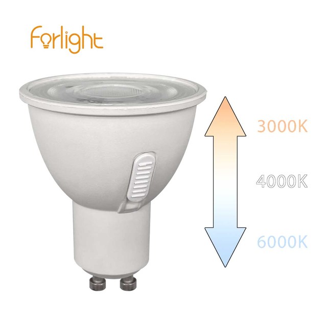 GU10 LED Bulb 3CCT Selectable GU10 Spot Light Downlight 3 Phases 3in1 CCT Change GU10 Light