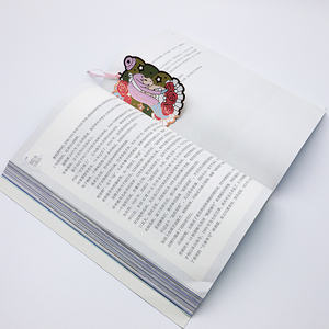 ที่คั่นหนังสือโลหะผสมสังกะสีทองแดงทองเหลืองลาย SS ปั๊มลายเคลือบเงา - Product Image 2