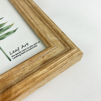 Marco de Fotos de Madera Creativo al por Mayor, con Forma Rectangular, para Decoración de Mesa