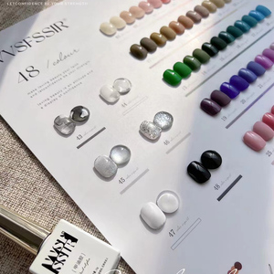 48 Colors Nude UV Gel <b>Nail</b> Polish Set Odorless Soak Off Gel <b>Kit</b> for Professional <b>Nail</b> Shop - Product Image 4