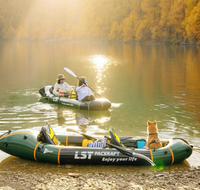 Packraft gonflable en PVC ultra-léger et ultra-portable, stable, pour une personne, facile à transporter, idéal pour les aventures en solo et les passionnés de plein air
