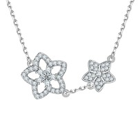 Nouveauté Collier pendentif halo en argent sterling 925 avec zircone, bijoux de mariée étincelants en CZ