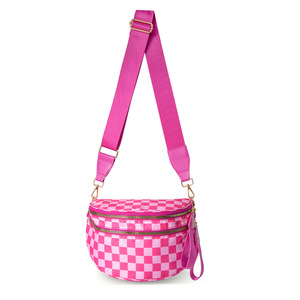 Женская нейлоновая сумка в клетку - Product Image 2