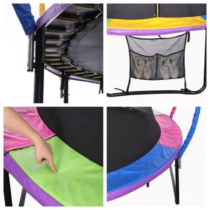 <span class=keywords><strong>Trampoline</strong></span> robuste Zoshine Pumpkin avec filet de sécurité, poteaux en <span class=keywords><strong>mousse</strong></span>, lit de saut récréatif pour l'extérieur, pour le plaisir dans la cour - Product Image 6