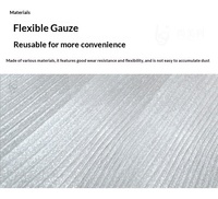 Rideau de voile lumineux pour décoration de plafond, bande LED étanche, modèle en tissu plissé pour mariages et camping
