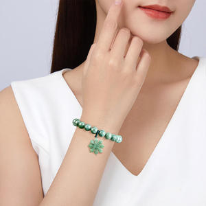 Pulsera de Jadeíta Natural UNISEX, Diseño Original de Girasol Verde, Joyería Sencilla, Regalo con Certificado de Tasación SL50/SL149 - Product Image 5