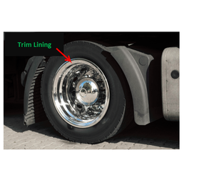 Tapacubos de rueda de acero inoxidable de 18 pulgadas, tapacubos de rueda de camión automotriz, estampado de metal - Product Image 5