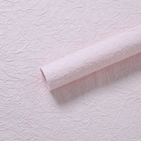 Papier d'emballage cadeau pour bouquet de fleurs, fait main, 100% vierge, texture marbre, écologique, réutilisable, double face, en rouleau, emballage personnalisé