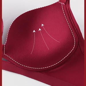 Sexy traforato <span class=keywords><strong>doppio</strong></span> sollevamento <span class=keywords><strong>Push</strong></span>-<span class=keywords><strong>up</strong></span> intimo minimalista tinta unita bellissimo <span class=keywords><strong>reggiseno</strong></span> da donna senza traccia posteriore - Product Image 4