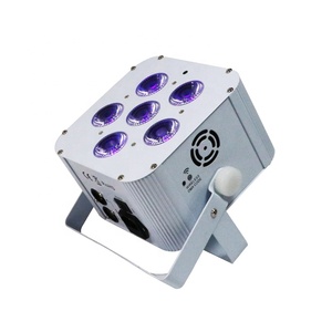 Luces LED Par Inalámbricas con Batería MQ-G119A DMX 512 y Wifi de Guangzhou Maky Stage Lighting, 6 Piezas * 18w 6 en 1, con Control por Teléfono - Product Image 4