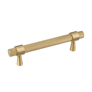 豪华家具拉手厨房青铜黄铜滚花橱柜门拉手 - Product Image 4
