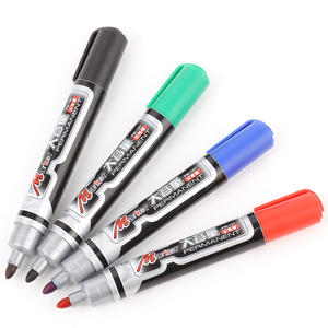 Juego de Marcadores Permanentes Personalizados a Prueba de Agua con Punta de Cincel de 6 mm, Tamaño Jumbo, para Uso Industrial en Madera, Metal, Plástico, Piedra y Vidrio, Paquete de 4 - Product Image 1