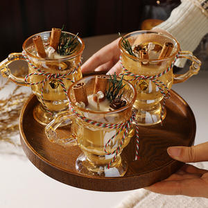 Bougie parfumée artisanale LANJO en cire de soja en forme de café - Cadeau de Thanksgiving et de Noël biologique, naturel et longue durée dans un verre - Product Image 4