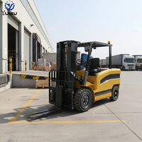 Spedizione Gratuita, Carrello Elevatore Elettrico Mini YUNTU Certificato CE per Ristoranti e Negozi, 2,5 Tonnellate, Batteria Antigelo, per Terreni Accidentati