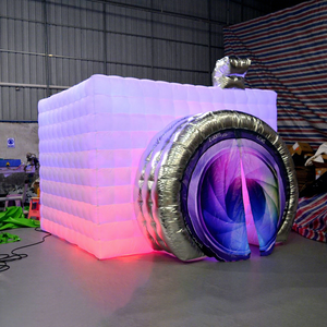 JLJ 사용자 정의 풍선 사진 부스 360 사진 부스 인클로저 파티 결혼식 이벤트를위한 풍선 큐브 배경 텐트 - Product Image 2