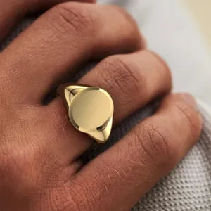 Оптовая Продажа 925 стерлингового серебра кольцо позолоченное S925 стерлингового серебра перстень для мужчин