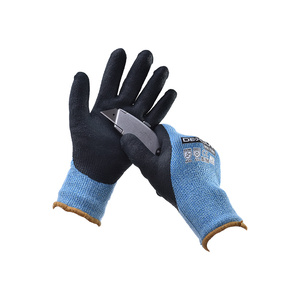 <span class=keywords><strong>Gants</strong></span> de travail bleu WG-780 <span class=keywords><strong>Gants</strong></span> en aramide en caoutchouc nitrile acrylique résistant au froid pour la protection des mains et des bras - Product Image 2