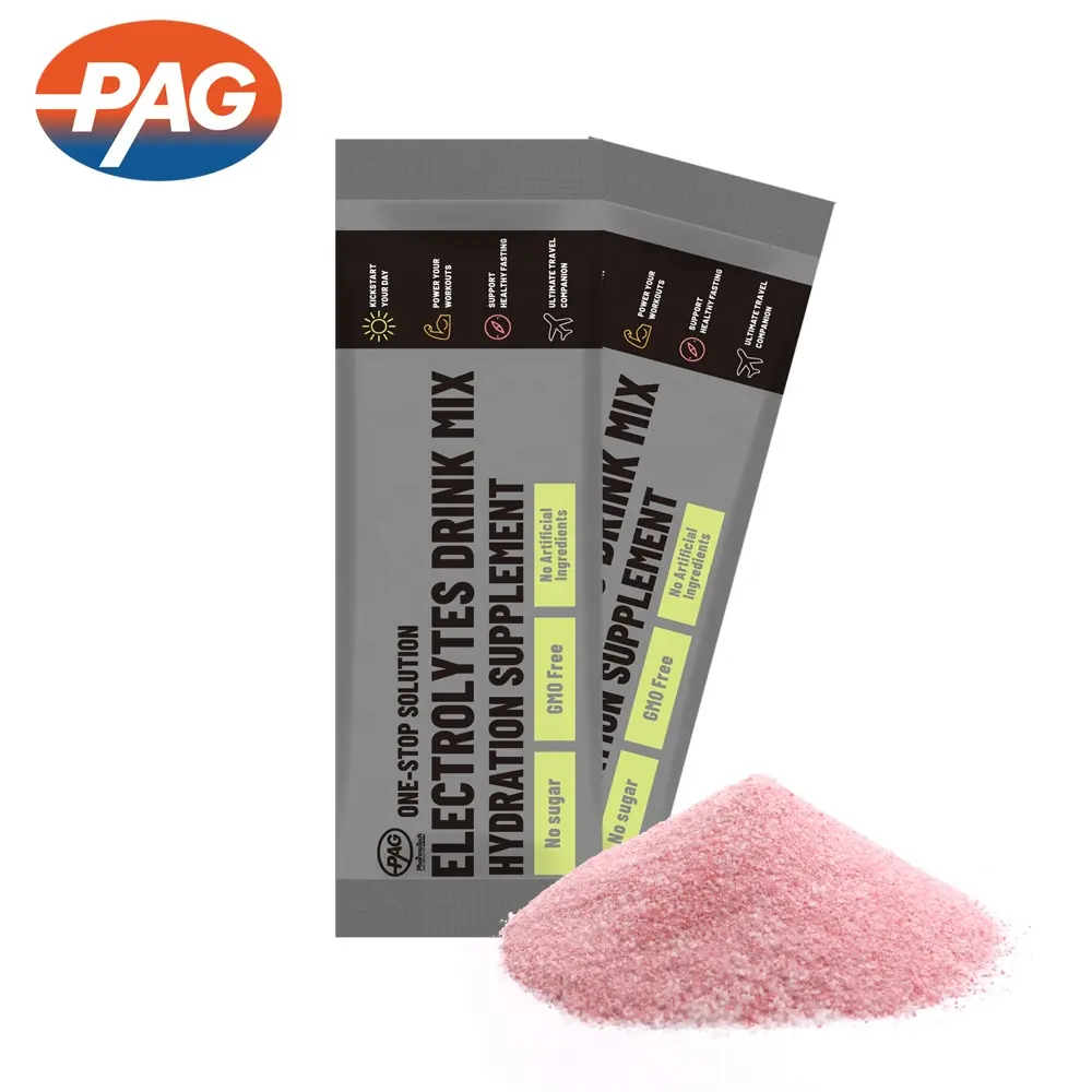 Supplement Fabrikant Paleo Hydratatiepoeder 0 Suiker 0 Kunstmatige Ingrediënten Fruit Punch Keto Supplement Elektrolytdrank Po