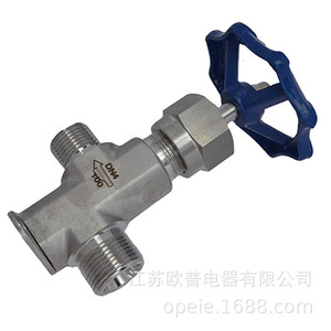วาล์วหยุดสแตนเลส 316L DN4 1/4 นิ้ว วาล์วควบคุมอุตสาหกรรมแบบแมนนวล - Product Image 2