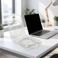 Boîte en plastique transparente PP/PET écologique personnalisée en usine pour composants électroniques, emballage de câbles de données, procédé blister
