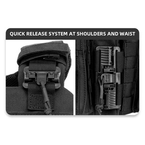 Chaleco Táctico Multicam Protector de Liberación Rápida Molle, Chaleco Antibalas para Chaleco Táctico - Product Image 6