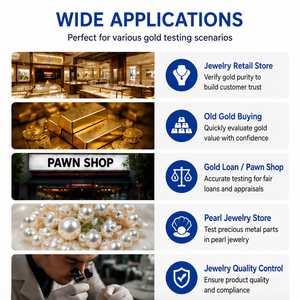 เครื่องทดสอบทองคำแบบตั้งโต๊ะ XRF สำหรับร้านขายเครื่องประดับ ร้านจำนำ รับซื้อทองเก่า และตรวจสอบคุณภาพโลหะมีค่า - Product Image 3