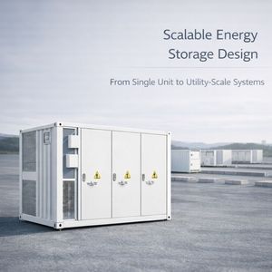 Conteneur de stockage d'énergie BESS conteneurisé de 20 pieds 5 MWh, refroidissement par air, raccordé au réseau, avec PCS et EMS, 20 pieds 5 MWh 5000 kWh - Product Image 6