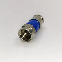 Conector F RG59 RG6 RG11 para Cable Coaxial, Conector Macho para Cable Coaxial