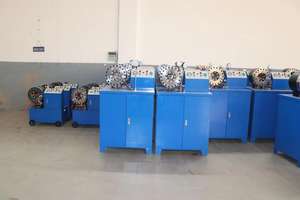 Neues Modell Automatik P32 DX68 69 Techmaflex Hydraulisches Press werkzeug 2 "Zoll Fitting Pipe Crimper Hydraulikschlauch-Crimp maschine - Product Image 6