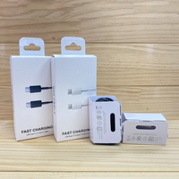 Câble de données USB-C 3A 25W Super Rapide Original pour Samsung S20 S10 S21 NOTE10 Câble Type-C vers Type-C 3A 25W