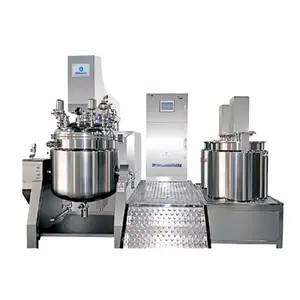 2021 Automatic Vacuum Emulsifying Mixer Mixing Tank Bar Soap Making Machine