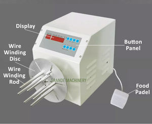 स्वचालित वाइंडिंग मीटर गणना सॉर्टिंग यूएसबी डेटा पावर केबल रीवाइंडिंग केबल रीवाइंडिंग हेडफ़ोन केबल तार वाइंडिंग मशीन - Product Image 2