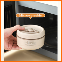 Meilleure vente : Boîte à lunch portable en acier inoxydable 304, isotherme, double couche, type bento