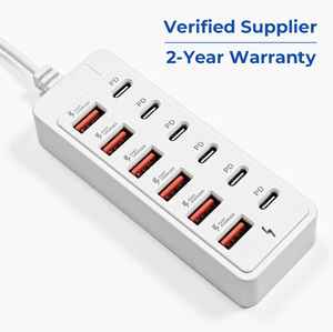 12-Port <strong>USB</strong> <strong>Charging</strong> <strong>Station</strong> for Low-Power Devices Smart Multi-Port <strong>USB</strong> Charger Hub for Smartwatches &amp; Headphones CE Certified - Product Image 2